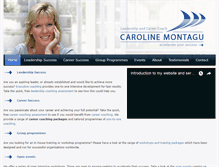 Tablet Screenshot of carolinemontagu.com